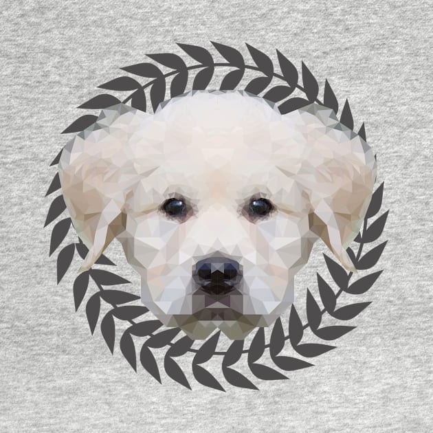 Dog cute Polygon gift by Jackys Design Room